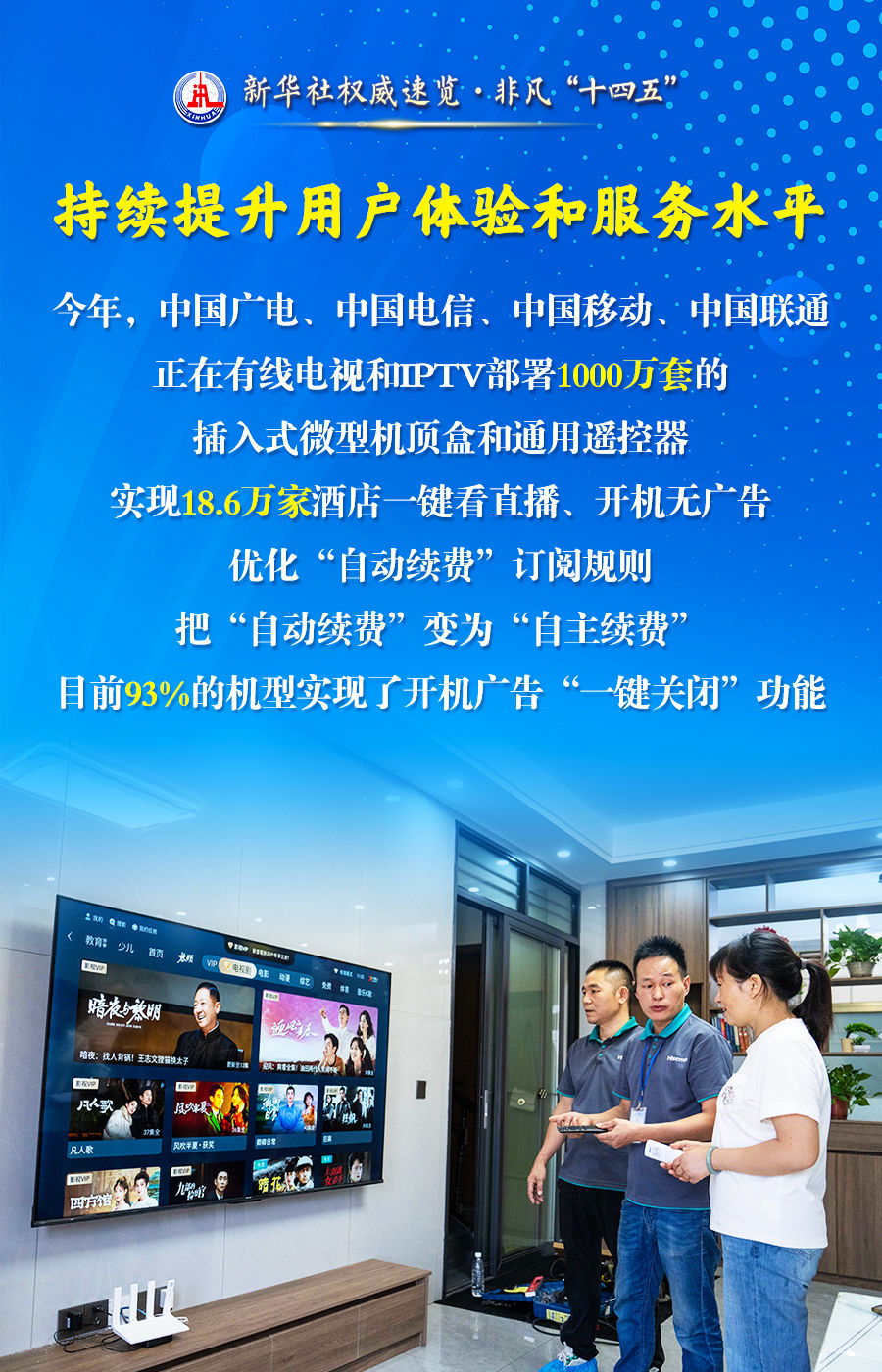 傳播黨的聲音、服務(wù)人民群眾，廣播電視和網(wǎng)絡(luò )視聽(tīng)行業(yè)五年成績(jì)單來(lái)了