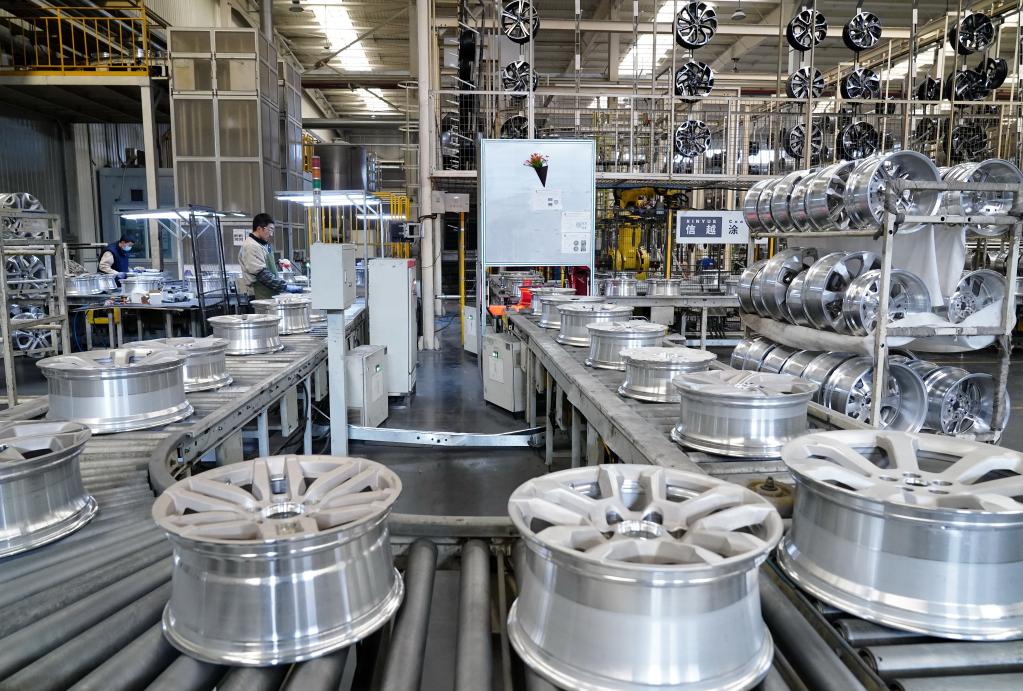 河北秦皇島:車(chē)輪企業(yè)節后趕制訂單忙