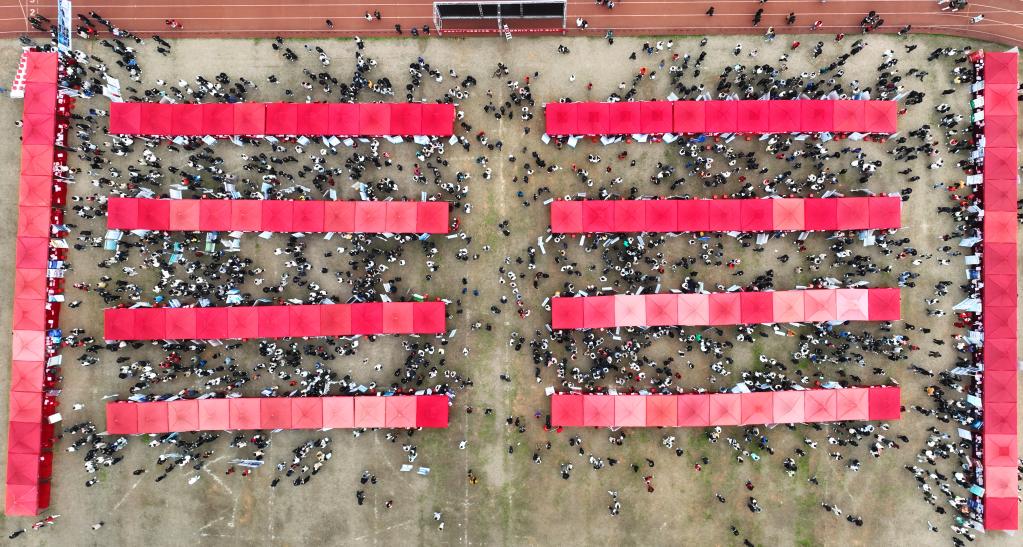 湖南衡陽(yáng)：高校畢業(yè)生雙選會(huì )人氣旺