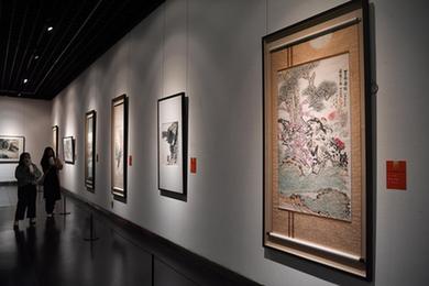 長(cháng)安畫(huà)派美術(shù)作品在西安展出