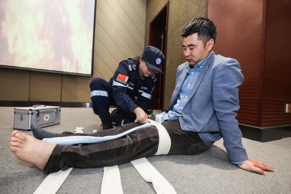 浙江湖州啟動(dòng)急救技能培訓入企&ldquo;十百千萬(wàn)&rdquo;行動(dòng)