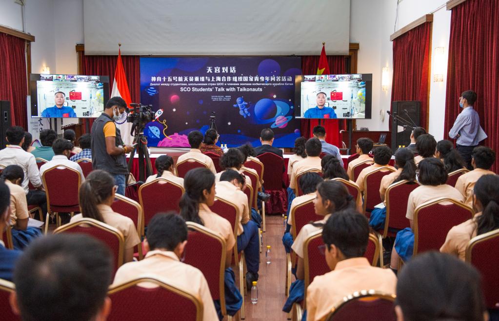 印度青少年應邀參加&ldquo;天宮對話(huà)&rdquo;活動(dòng)