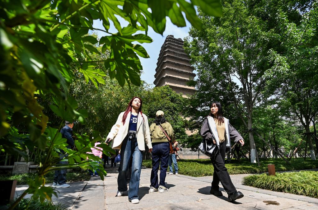 新華全媒+丨打卡古都西安的文化地標&mdash;&mdash;小雁塔