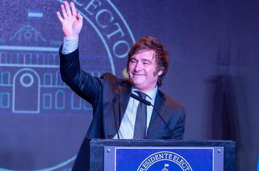 阿根廷極右翼選舉聯(lián)盟候選人米萊當選總統