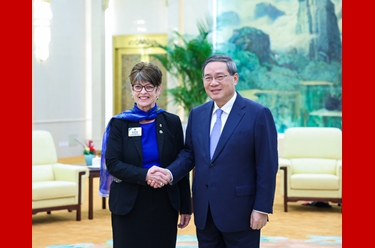 李強會(huì )見(jiàn)國際獅子會(huì )會(huì )長(cháng)希爾